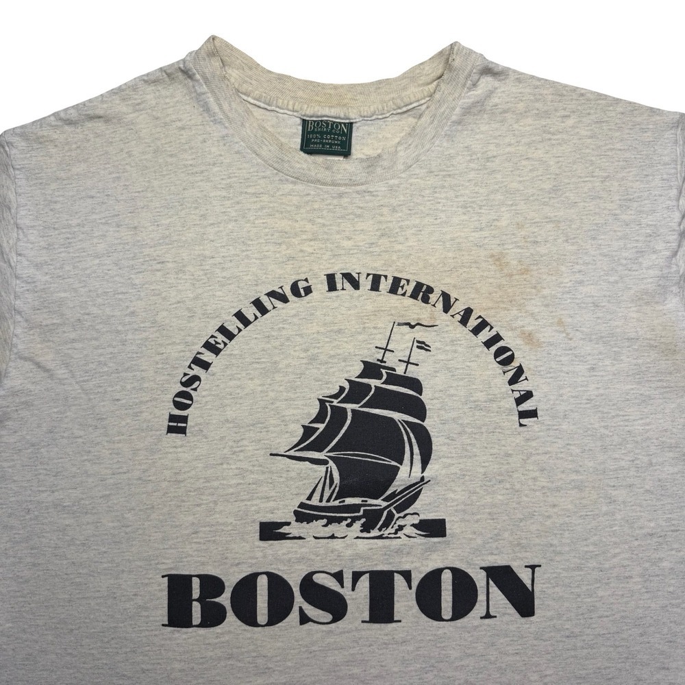 Vintage‎ Boston Hostelling International shirt